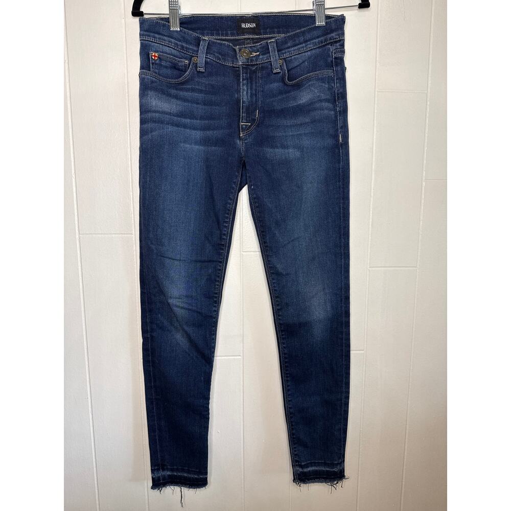Hudson Jeans Krista Crop skinny jeans raw hem 27